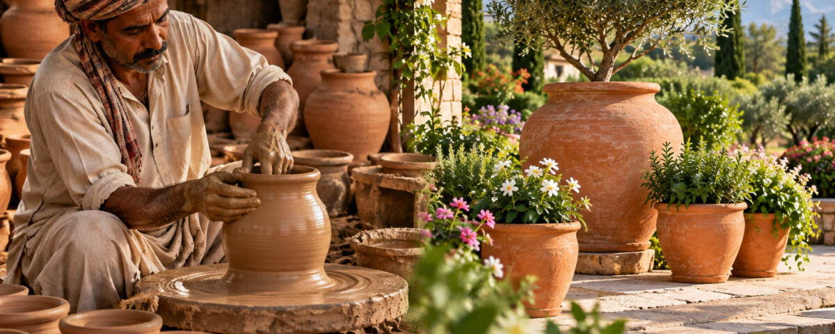 Timeless terracotta Pakistani pots - Terracotta Pakistan | Pakistan’s Largest Supplier of Terracotta (clay) Home and Garden Products. Planters, Pots, Bricks, Concrete Products